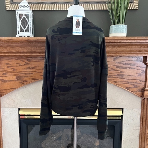 NEW Social Standard by Sanctuary Camo Daytripper Cardigan Sweater Sz. L - Picture 9 of 14